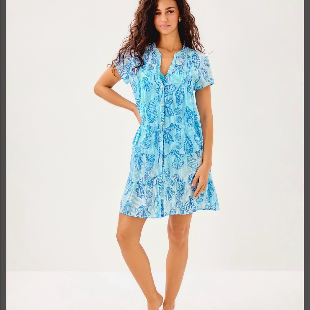 Lilly Pulitzer Feria Tiered Swim Cover-Up